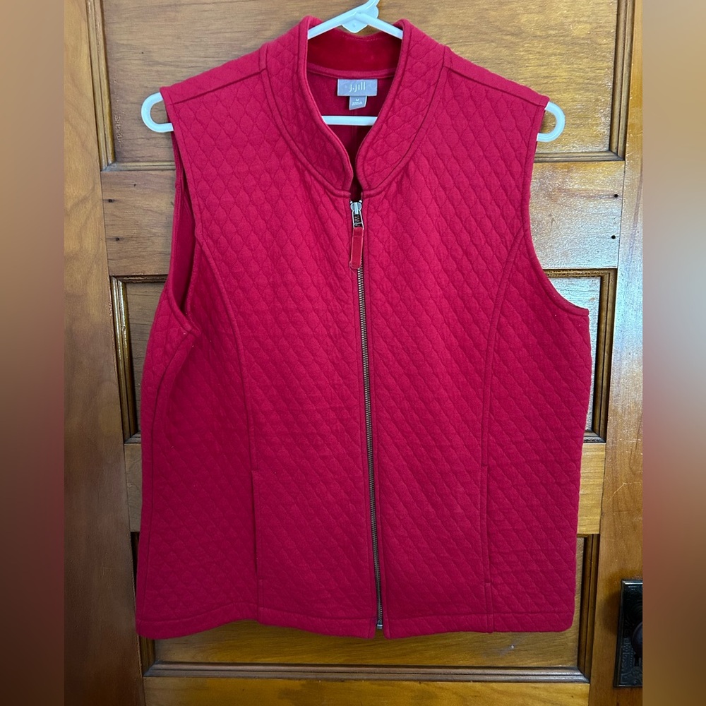 JJill quilted vest